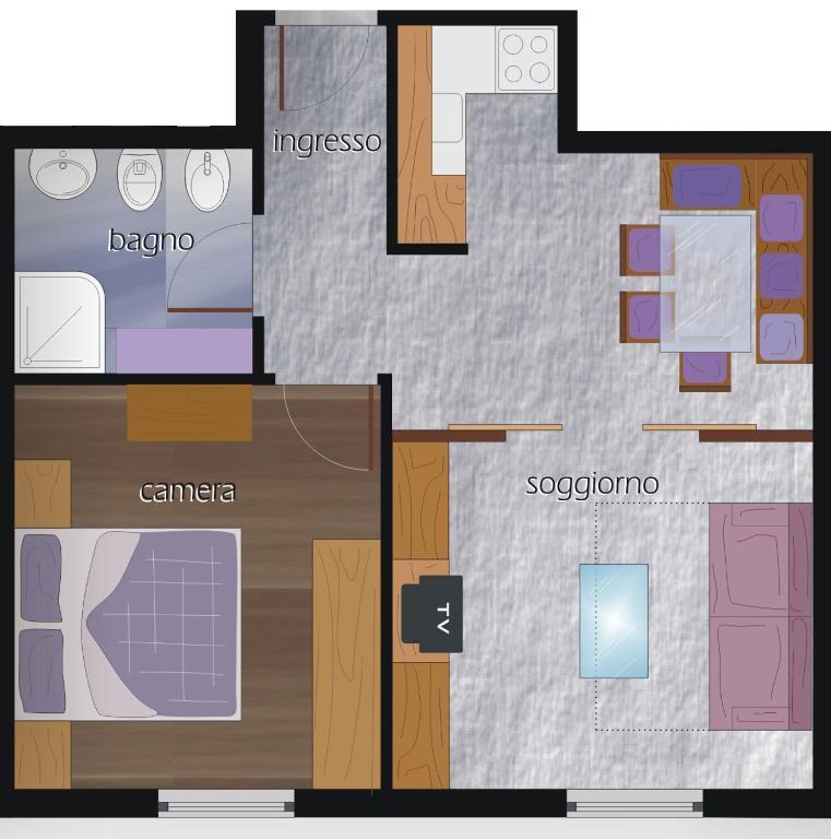Residence Lagorai - Fiemme Holidays Predazzo Phòng bức ảnh